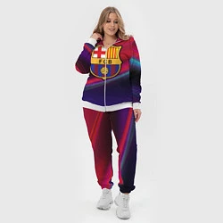 Женский 3D-костюм ФК Барселона, цвет: 3D-белый — фото 2