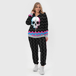 Женский 3D-костюм Colored Skull, цвет: 3D-меланж — фото 2