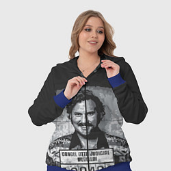 Женский 3D-костюм Pablo Escobar: Smile, цвет: 3D-синий — фото 2