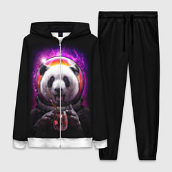 Женский 3D-костюм Panda Cosmonaut, цвет: 3D-белый