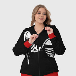 Женский 3D-костюм Кеды, цвет: 3D-красный — фото 2