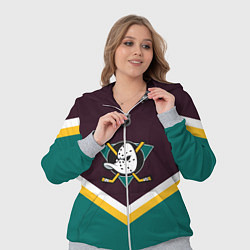 Женский 3D-костюм NHL: Anaheim Ducks, цвет: 3D-меланж — фото 2
