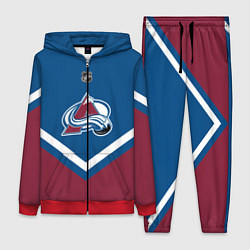 Женский 3D-костюм NHL: Colorado Avalanche, цвет: 3D-красный
