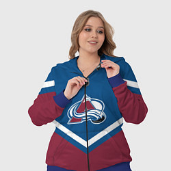 Женский 3D-костюм NHL: Colorado Avalanche, цвет: 3D-синий — фото 2