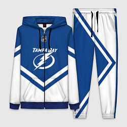 Женский 3D-костюм NHL: Tampa Bay Lightning, цвет: 3D-синий