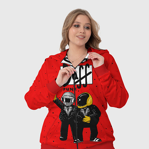 Женский костюм Daff Punk / 3D-Красный – фото 3