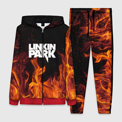 Женский 3D-костюм Linkin Park: Hell Flame, цвет: 3D-красный
