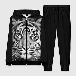 Женский 3D-костюм Мордочка тигра, цвет: 3D-черный