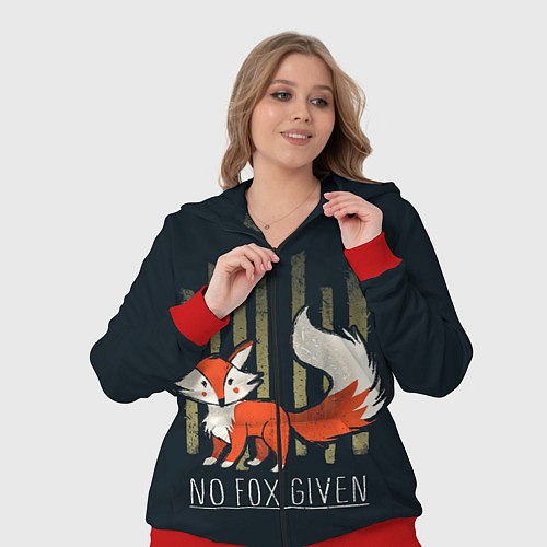 Женский костюм No Fox Given / 3D-Красный – фото 3