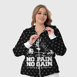 Женский 3D-костюм No Pain No Gain, цвет: 3D-белый — фото 2