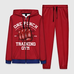 Женский 3D-костюм One Punch Gym, цвет: 3D-синий
