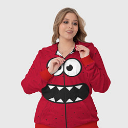 Женский 3D-костюм Веселый монстрик, цвет: 3D-красный — фото 2