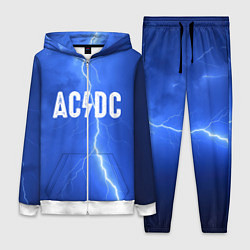 Женский 3D-костюм AC/DC: Lightning, цвет: 3D-белый