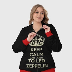 Женский 3D-костюм Keep Calm & Led Zeppelin, цвет: 3D-красный — фото 2
