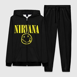 Женский 3D-костюм Nirvana Rock, цвет: 3D-черный