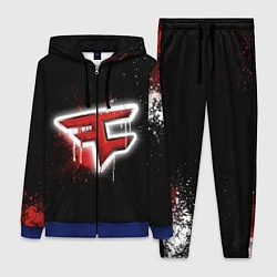 Женский 3D-костюм FaZe Clan: Black collection, цвет: 3D-синий