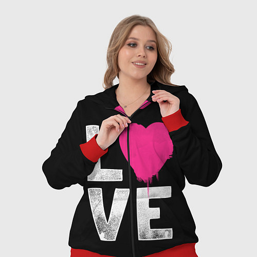 Женский костюм Love Heart / 3D-Красный – фото 3