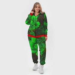 Женский 3D-костюм Зелёная ель, цвет: 3D-красный — фото 2