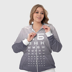 Женский 3D-костюм Проверка зрения, цвет: 3D-белый — фото 2