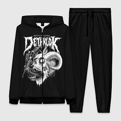 Женский 3D-костюм Dethklok: Goat Skull, цвет: 3D-черный