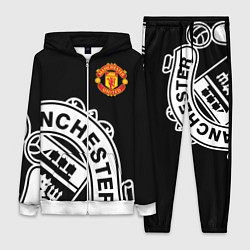 Женский 3D-костюм Man United: Black Collection, цвет: 3D-белый