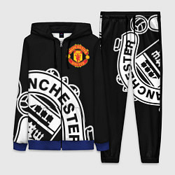 Женский 3D-костюм Man United: Black Collection, цвет: 3D-синий