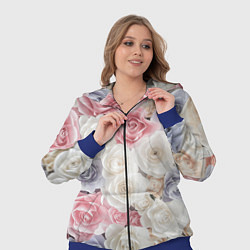 Женский 3D-костюм Букет из роз, цвет: 3D-синий — фото 2