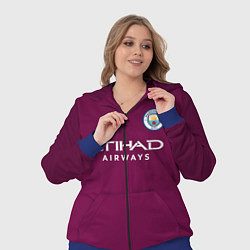 Женский 3D-костюм Man City FC: Away 17/18, цвет: 3D-синий — фото 2