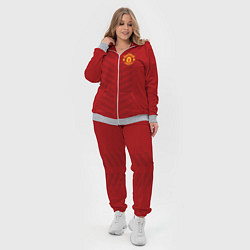 Женский 3D-костюм Manchester United: Red Lines, цвет: 3D-меланж — фото 2