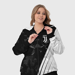 Женский 3D-костюм FC Juventus: Abstract, цвет: 3D-черный — фото 2