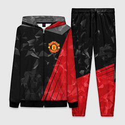 Женский 3D-костюм FC Manchester United: Abstract, цвет: 3D-черный