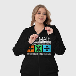 Женский 3D-костюм Ed Sheeran: I hate math, цвет: 3D-черный — фото 2