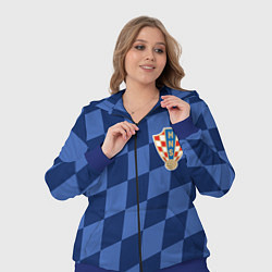 Женский 3D-костюм Сборная Хорватии, цвет: 3D-синий — фото 2