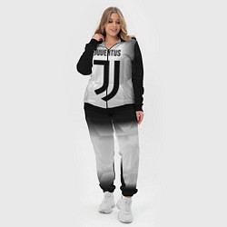 Женский 3D-костюм FC Juventus: Silver Original, цвет: 3D-черный — фото 2