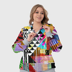 Женский 3D-костюм RGB Geometry, цвет: 3D-меланж — фото 2