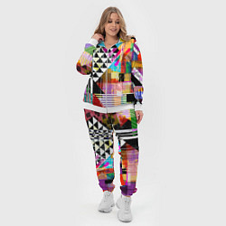 Женский 3D-костюм RGB Geometry, цвет: 3D-белый — фото 2