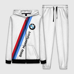 Женский 3D-костюм BMW Motorsport: White Carbon, цвет: 3D-черный