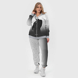 Женский 3D-костюм Хаски: Геометрия, цвет: 3D-меланж — фото 2
