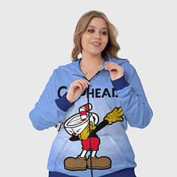 Женский 3D-костюм Cuphead Dab, цвет: 3D-синий — фото 2