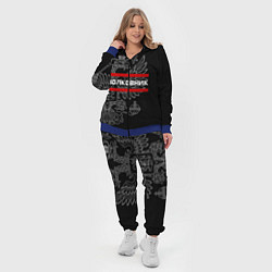 Женский 3D-костюм Полковник: герб РФ, цвет: 3D-синий — фото 2