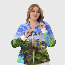 Женский 3D-костюм Майнкрафт: Кирилл, цвет: 3D-белый — фото 2