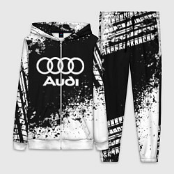 Женский 3D-костюм Audi: Black Spray, цвет: 3D-белый