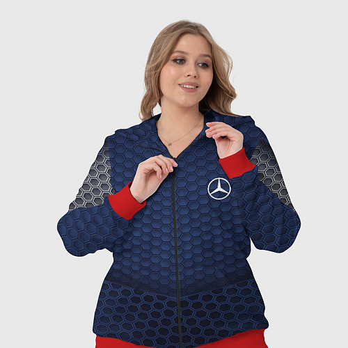Женский костюм Mercedes: Sport Motors / 3D-Красный – фото 3