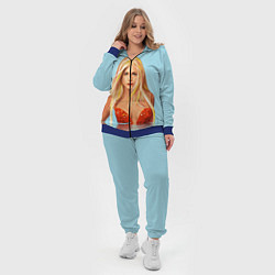 Женский 3D-костюм Дженнифер Энистон, цвет: 3D-синий — фото 2
