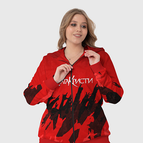 Женский костюм Агата Кристи: Высший рок / 3D-Красный – фото 3