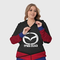 Женский 3D-костюм Mazda: Grey Carbon, цвет: 3D-синий — фото 2