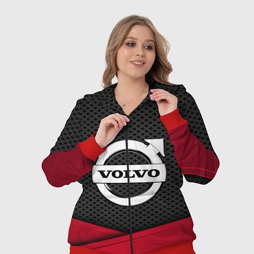 Женский костюм Volvo: Grey Carbon / 3D-Красный – фото 3