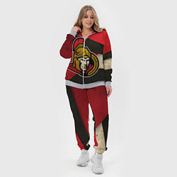 Женский 3D-костюм HC Ottawa Senators: Old Style, цвет: 3D-меланж — фото 2