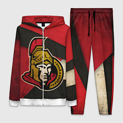 Женский 3D-костюм HC Ottawa Senators: Old Style, цвет: 3D-белый