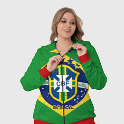 Женский 3D-костюм CBF Brazil, цвет: 3D-красный — фото 2
